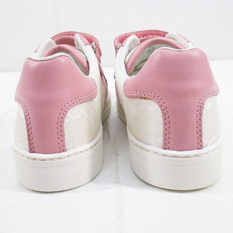 グッチ GUCCI スニーカー GG柄 バイカラー ピンク ベルクロ サイズ30 