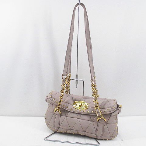 miumiuビジューバックISETAN伊勢丹ゴールド 怖い