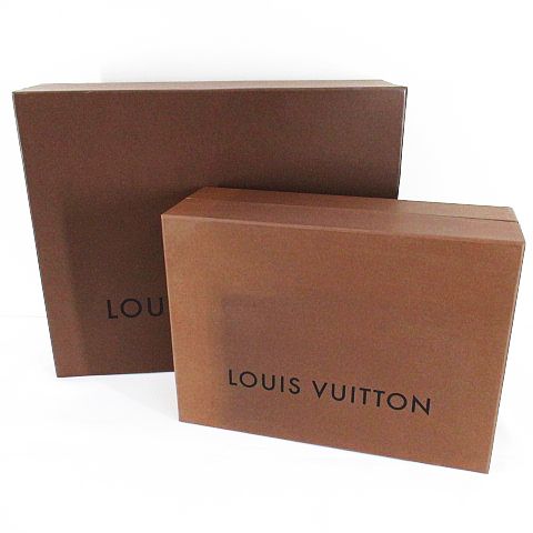 ルイヴィトン LOUIS VUITTON 空箱 2点セット ブラウン 茶 ギフト 空き