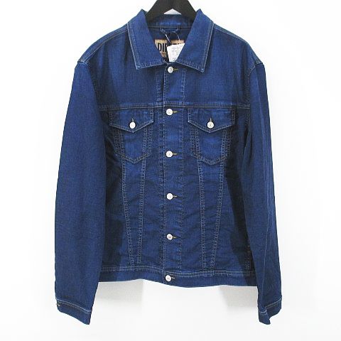 ディーゼル DIESEL デニムジャケット NHILL-NE Gジャン XXL ブルー 青 