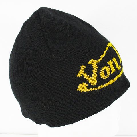 ヴォンダッチ Von Dutch ニット帽 ビーニー ブラック 黒 ニット