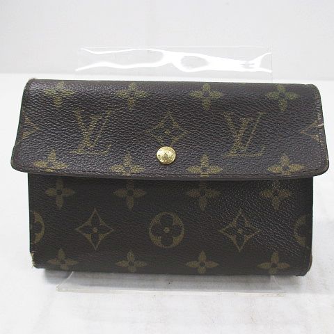 ルイヴィトン ポルト トレゾール エテュイ パピエ モノグラム パスケース付き LOUIS VUITTON ルイ・ヴィトン ポルトトレゾール・エテュイパピエ