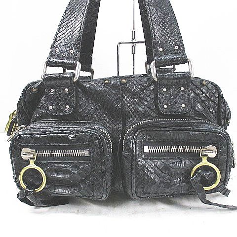 クロエ CHLOE ベティ パイソンセミショルダーバッグ ボストンバッグ  