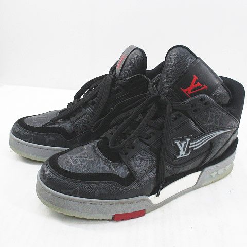 ルイヴィトン LOUIS VUITTON LVトレイナー・ラインスニーカー 1A8AAA 