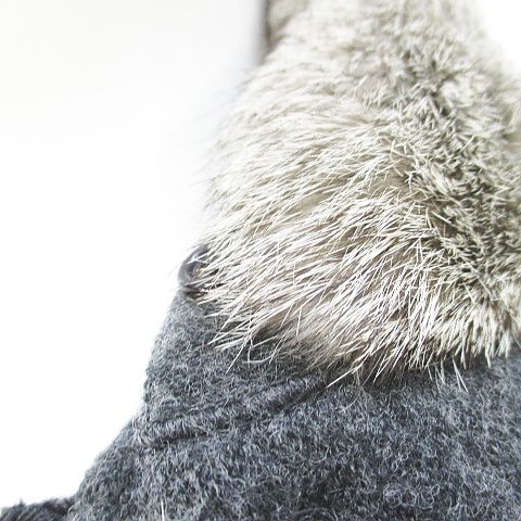 EMPORIO ARMANI 毛皮コート グレー系 EMPORIO ARMANI 毛皮コート グレー系