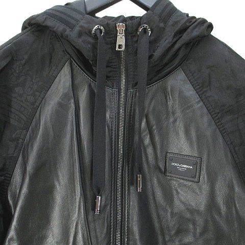 ドルチェ&ガッバーナ ドルガバ DOLCE&GABBANA G9PC1L レザーボンバー 