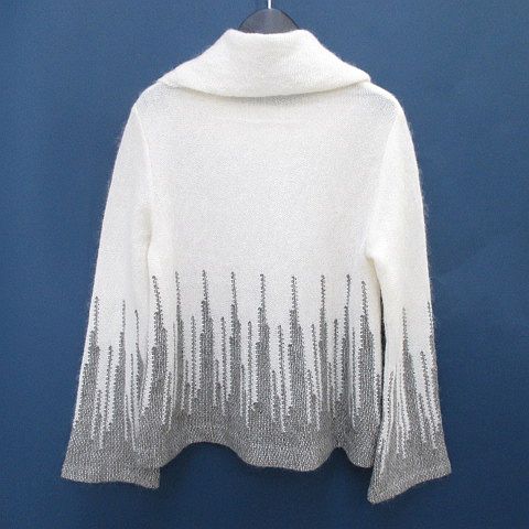 フィローザ Firosa 長袖 ニット セーター オフタートル 11 白系  