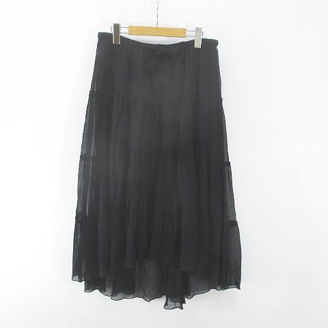 SEE BY CHLOE》シーバイクロエ(38) シルク100%フレアスカート 