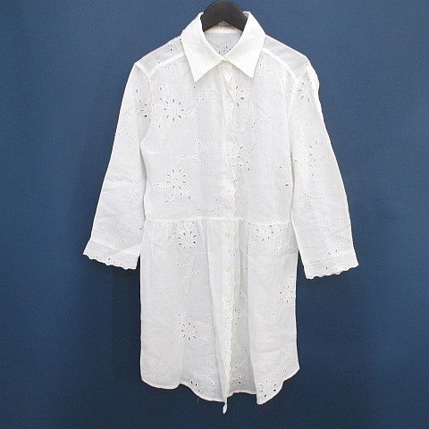 エルマノシェルビーノ ERMANNO SCERVINO 花柄 フラワー 長袖 シャツ 