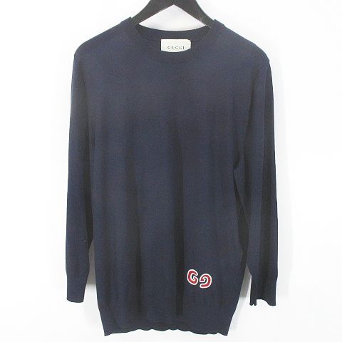 グッチ GUCCI 576810 XKAOW 長袖 クルーネック ニット セーター M 