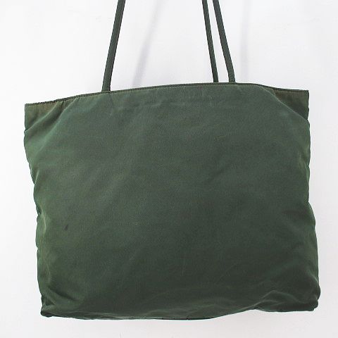 プラダ PRADA トートバッグ セミショルダー オリーブグリーン 