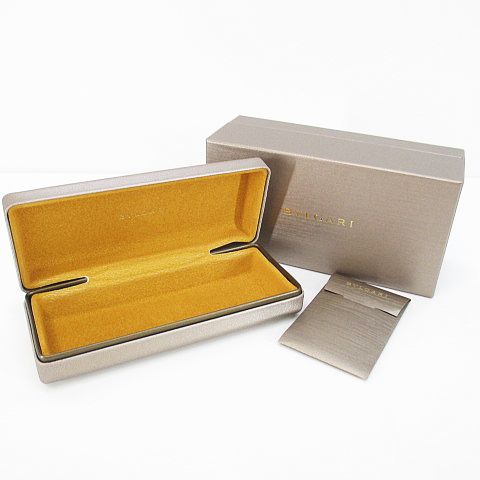 ブルガリ BVLGARI メガネケース 空箱 サングラスケース ブラウン 茶 