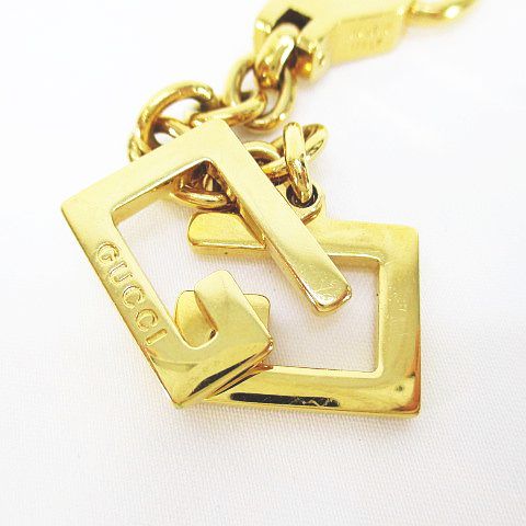 グッチ GUCCI キーホルダー オールドグッチ キーリング ゴールド