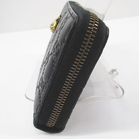 グッチ GUCCI 長財布 ラウンドファスナー ウォレット リネアキャット  