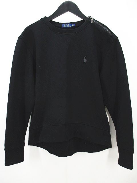 ポロ ラルフローレン POLO RALPH LAUREN 長袖 トレーナー M 黒系 