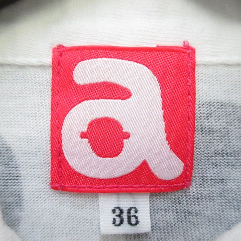 アルチビオ archivio 水玉 ドット 半袖 ポロシャツ カットソー