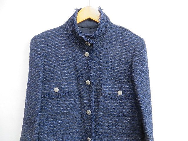シャネル CHANEL 06C P27857V16954 M4065 八分袖 スタンドカラー 