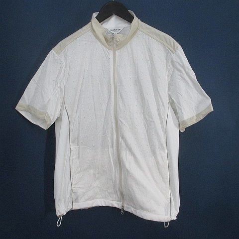 ランバン スポーツ LANVIN SPORT 半袖 ジップアップ ジャケット 38 