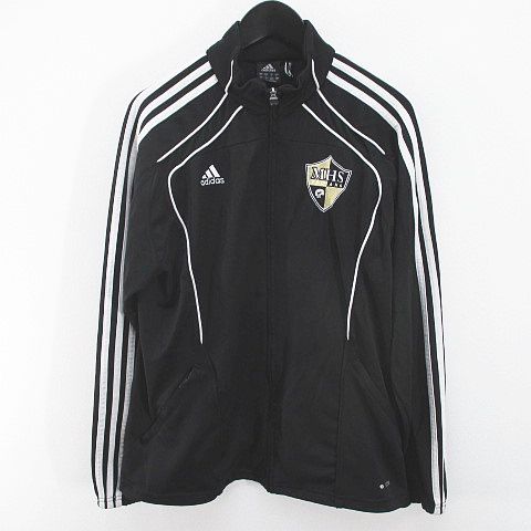 アディダス adidas スポーツウェア ジャケット ジャージ L 黒系 