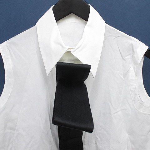 ヨウジヤマモト YOHJI YAMAMOTO FR-B06-001 ノースリーブ リボン ヨウジヤマモト YOHJI YAMAMOTO FR-B06-001 ノースリーブ リボン
