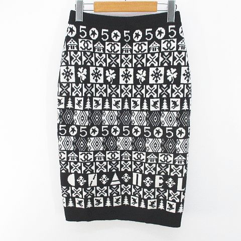 未使用品 シャネル CHANEL P62261K47646 MG884 膝丈 タイトスカート  
