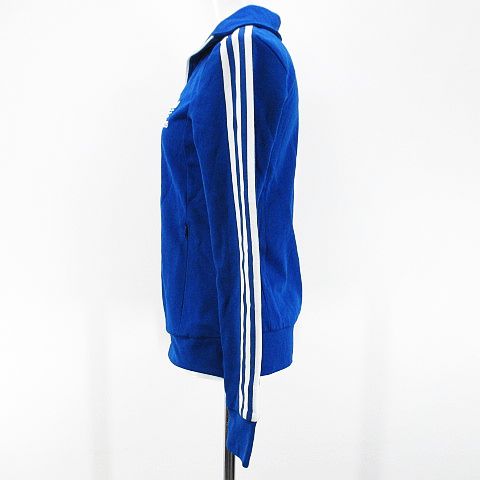アディダス adidas トラックジャケット ジャージ M ブルー 青 3