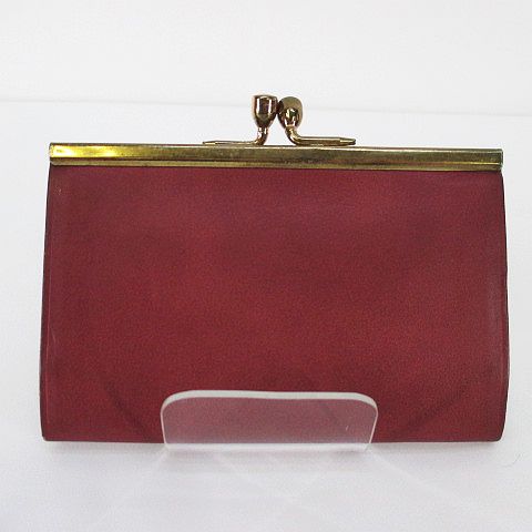 クリスチャンディオール Christian Dior ケース ヴィンテージ がま口 ボルドー クリスチャンディオール Christian Dior コインケース ヴィンテージ