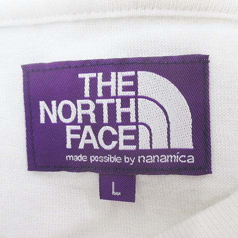 ノースフェイス パープルレーベル 長袖 Tシャツ カットソー ロゴプリント L ノースフェイス パープルレーベル THE NORTH FACE PURPLE LABEL