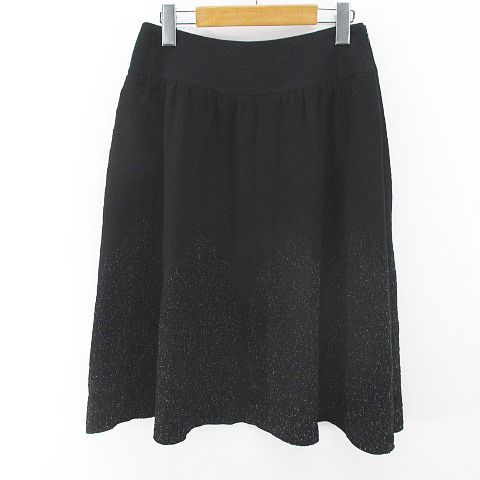 シャネル CHANEL 06A P29103K00191 M4653 膝丈 フレアスカート ニット 