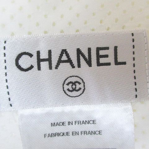 シャネル CHANEL P45584V33563 ココマーク パンチング 膝丈 プリーツ 