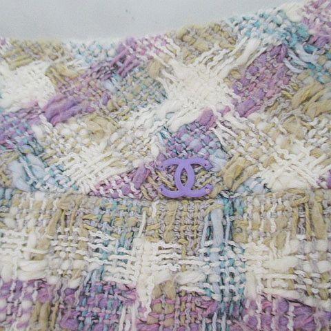 シャネル CHANEL P25573V15976 膝丈 ツイード タイトスカート スカート  