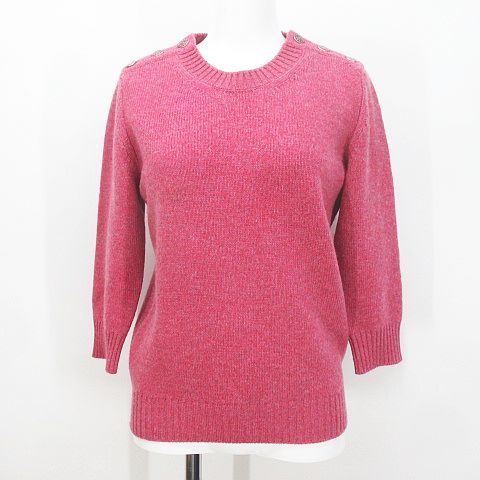 シャネル CHANEL P45624K05696 長袖 ニット セーター 36 ピンク系  