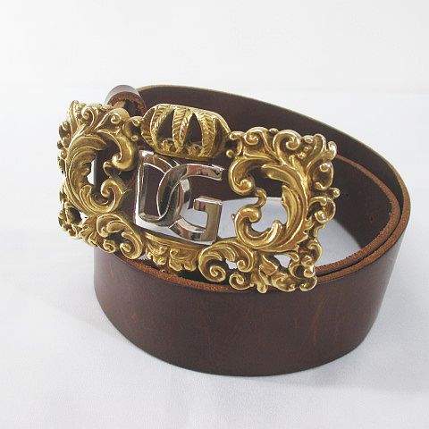 ドルチェ&ガッバーナ ドルガバ DOLCE&GABBANA ベルト トップ式 
