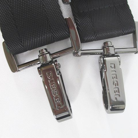 ディーゼル DIESEL ストラップ ショルダーストラップ 黒系 ブラック 