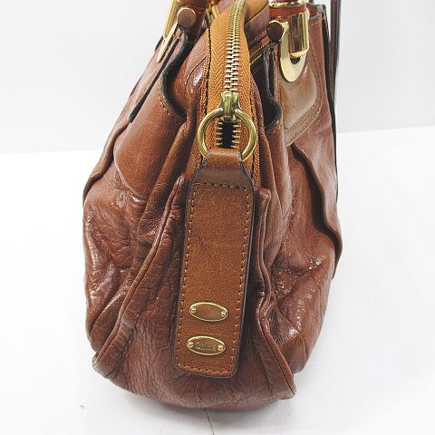 クロエ CHLOE エロイーズ トートバッグ ブラウン 茶系 レザー  