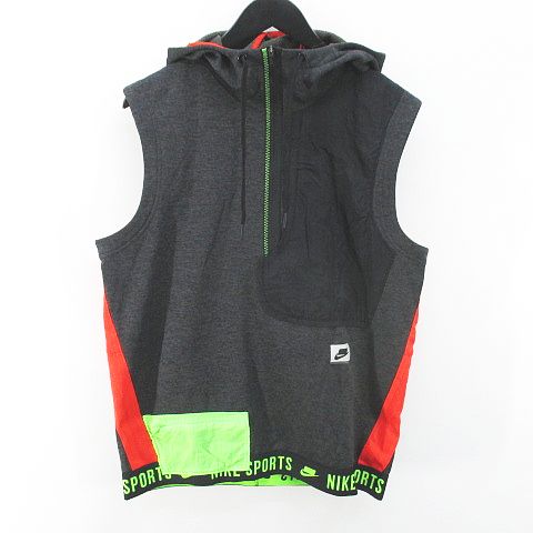 ナイキ NIKE ベスト プルオーバー ノースリーブ パーカー クォーター 