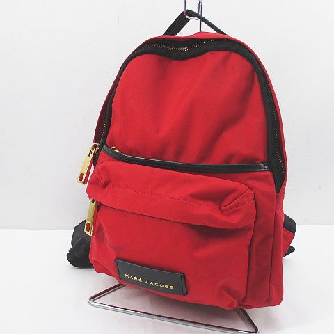 マークジェイコブス MARC JACOBS バックパック リュック サック レッド 