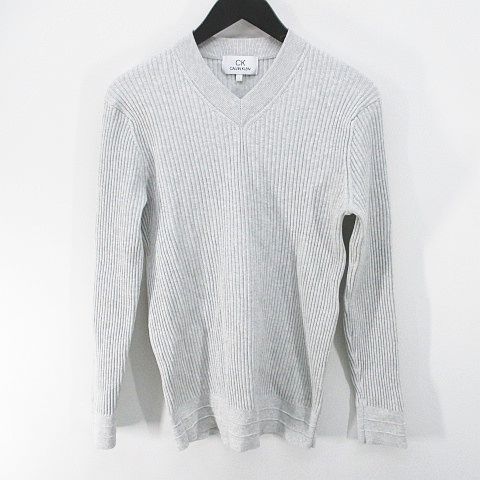 シーケーカルバンクライン ck Calvin Klein 長袖 ニット セーター V 