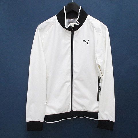 PUMA ジップアップジャケット S ホワイト PUMA ホワイト ジップアップ