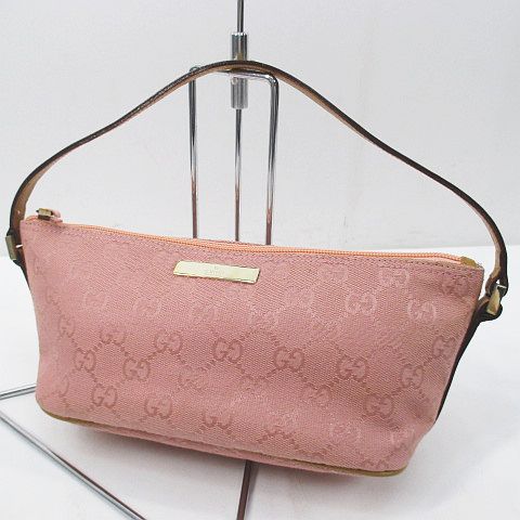 グッチ GUCCI アクセサリーポーチ ミニハンドバッグ GGキャンバス 039 