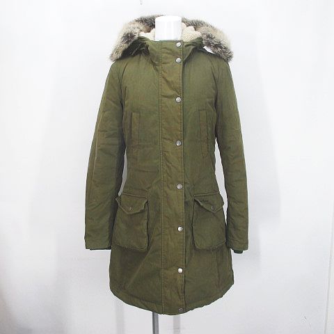 バブアー Barbour 中綿 モッズコート ミリタリー 34 緑 グリーン系 