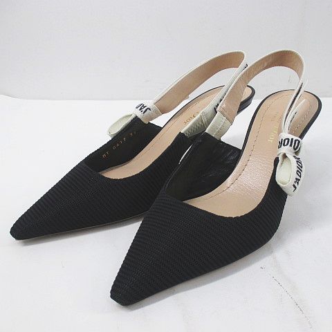 クリスチャンディオール Christian Dior パンプス バックストラップ J 