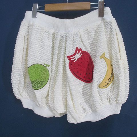 メルシーボークー mercibeaucoup ショートパンツ 1 白系 アイボリー  