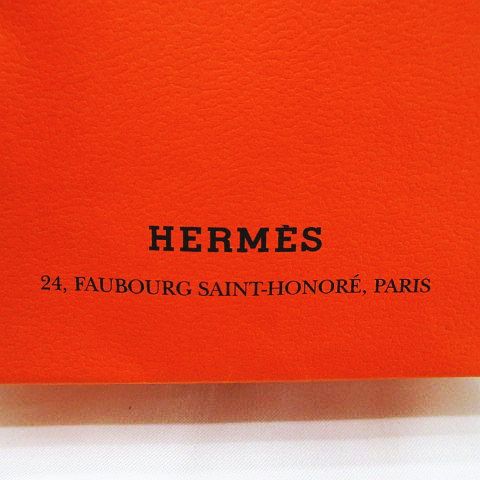 エルメス HERMES 紙袋 ショッパー ロゴ オレンジ 手提げ ギフト