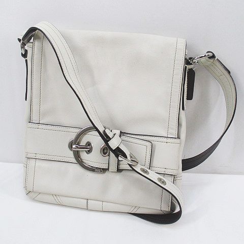コーチ COACH 8A07 ショルダーバッグ クロスボディ 斜めがけ ホワイト  