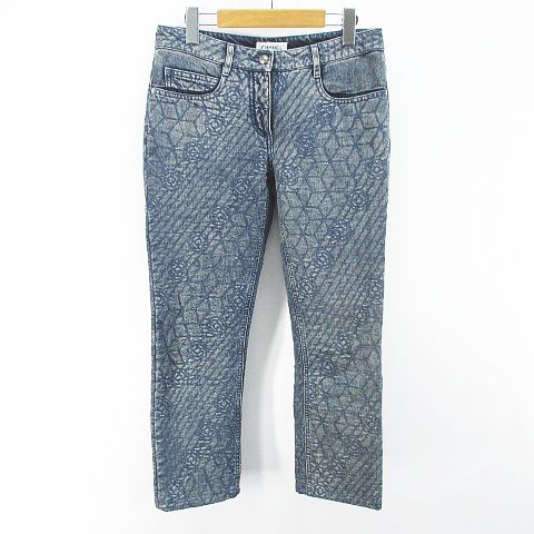 シャネル CHANEL P43066V31728 AW467 デニムパンツ ジーンズ ジップ 