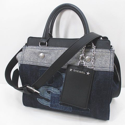 ディーゼル DIESEL トートバッグ ハンド ショルダー 2WAY パッチワーク 