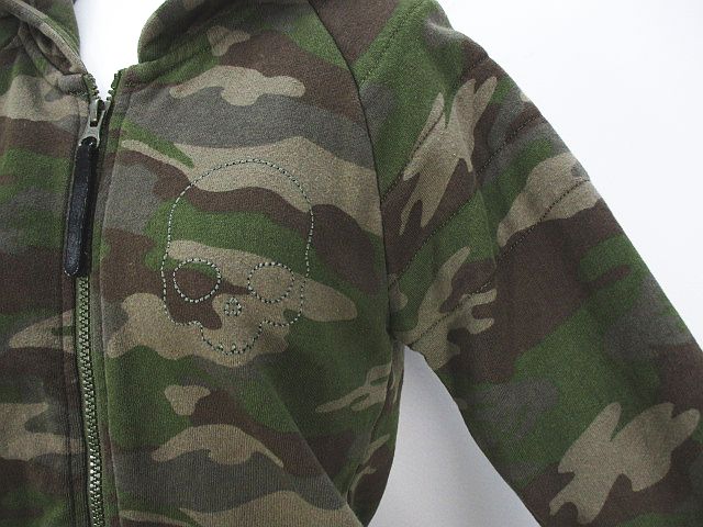 ハイドロゲン HYDROGEN パーカー サイズM ダークグリーン メンズ ニット トップス ハイドロゲン HYDROGEN 迷彩柄 カモフラ 長袖 パーカー ジャケット M