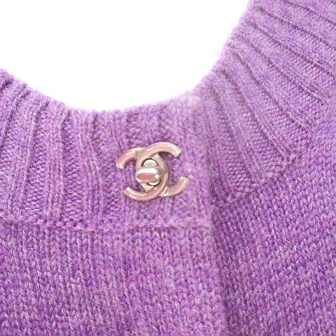 CHANEL カシミヤ手袋 パープル CHANEL カシミヤ手袋 パープル CHANEL