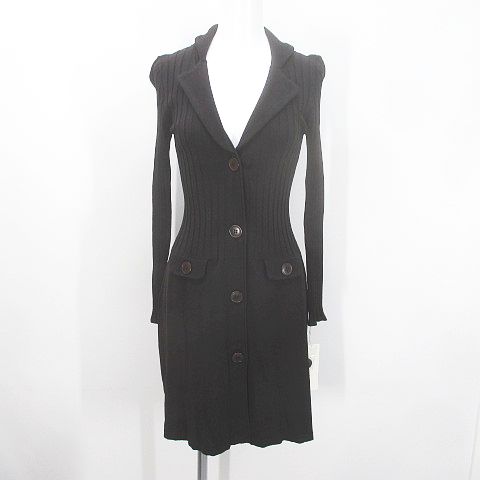 未使用品 クリスモンテス Chris montez 長袖 膝丈 ニットワンピース 1 